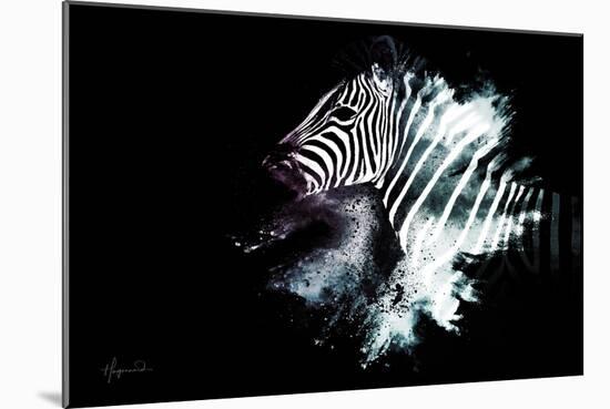 Wild Explosion Collection - The Zebra-Philippe Hugonnard-Mounted Art Print