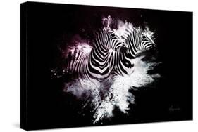 Wild Explosion Collection - The Zebras-Philippe Hugonnard-Stretched Canvas