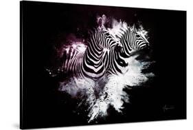 Wild Explosion Collection - The Zebras-Philippe Hugonnard-Stretched Canvas
