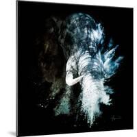 Wild Explosion Square Collection - The Elephant II-Philippe Hugonnard-Mounted Art Print