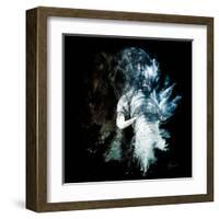 Wild Explosion Square Collection - The Elephant II-Philippe Hugonnard-Framed Art Print