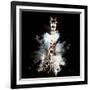 Wild Explosion Square Collection - The Giraffe-Philippe Hugonnard-Framed Art Print