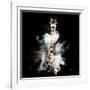 Wild Explosion Square Collection - The Giraffe-Philippe Hugonnard-Framed Art Print