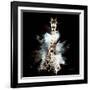 Wild Explosion Square Collection - The Giraffe-Philippe Hugonnard-Framed Art Print