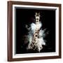 Wild Explosion Square Collection - The Giraffe-Philippe Hugonnard-Framed Art Print