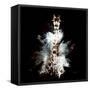 Wild Explosion Square Collection - The Giraffe-Philippe Hugonnard-Framed Stretched Canvas