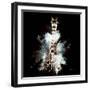 Wild Explosion Square Collection - The Giraffe-Philippe Hugonnard-Framed Art Print