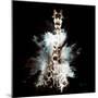 Wild Explosion Square Collection - The Giraffe-Philippe Hugonnard-Mounted Art Print