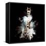 Wild Explosion Square Collection - The Giraffe-Philippe Hugonnard-Framed Stretched Canvas