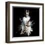 Wild Explosion Square Collection - The Giraffe-Philippe Hugonnard-Framed Art Print