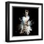 Wild Explosion Square Collection - The Giraffe-Philippe Hugonnard-Framed Art Print