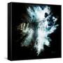 Wild Explosion Square Collection - The Hyena-Philippe Hugonnard-Framed Stretched Canvas