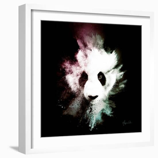 Wild Explosion Square Collection - The Panda-Philippe Hugonnard-Framed Art Print