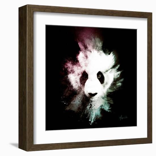 Wild Explosion Square Collection - The Panda-Philippe Hugonnard-Framed Art Print