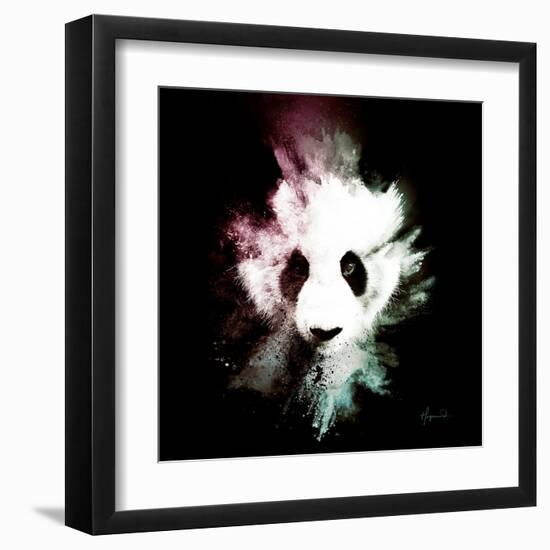 Wild Explosion Square Collection - The Panda-Philippe Hugonnard-Framed Art Print