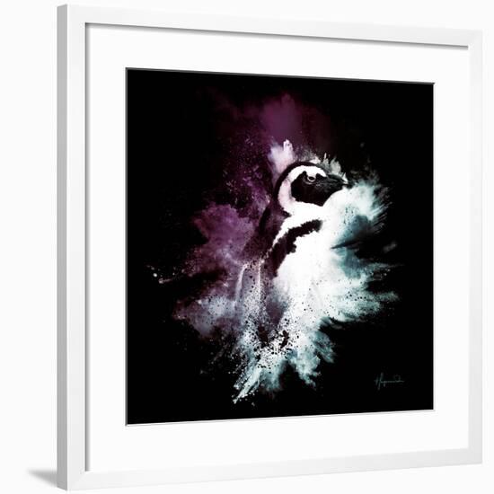 Wild Explosion Square Collection - The Pinguin-Philippe Hugonnard-Framed Art Print