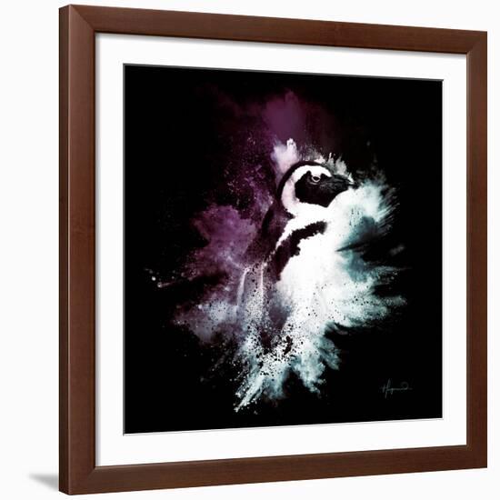 Wild Explosion Square Collection - The Pinguin-Philippe Hugonnard-Framed Art Print