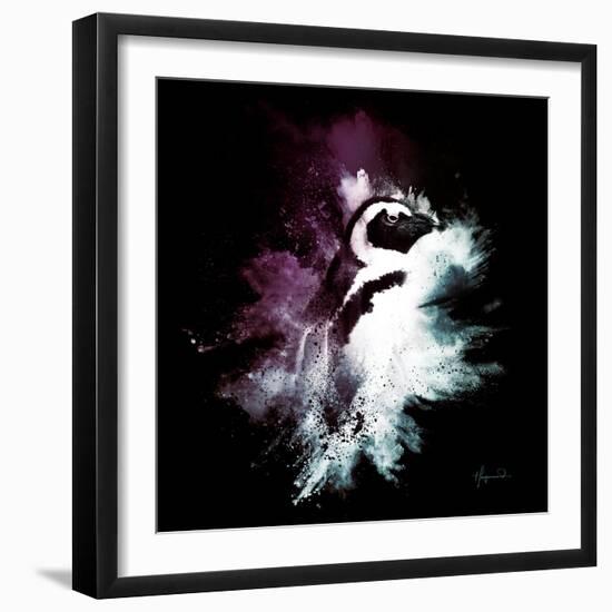 Wild Explosion Square Collection - The Pinguin-Philippe Hugonnard-Framed Art Print