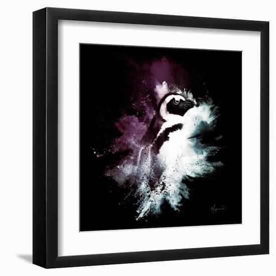 Wild Explosion Square Collection - The Pinguin-Philippe Hugonnard-Framed Art Print