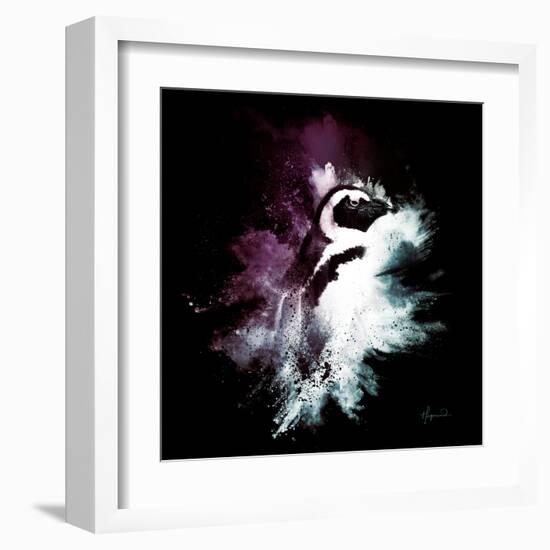 Wild Explosion Square Collection - The Pinguin-Philippe Hugonnard-Framed Art Print