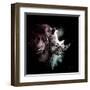 Wild Explosion Square Collection - The Rhino-Philippe Hugonnard-Framed Art Print