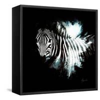 Wild Explosion Square Collection - The Zebra II-Philippe Hugonnard-Framed Stretched Canvas