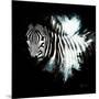 Wild Explosion Square Collection - The Zebra II-Philippe Hugonnard-Mounted Art Print