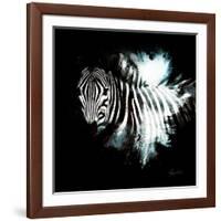 Wild Explosion Square Collection - The Zebra II-Philippe Hugonnard-Framed Art Print