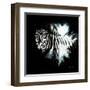 Wild Explosion Square Collection - The Zebra II-Philippe Hugonnard-Framed Art Print