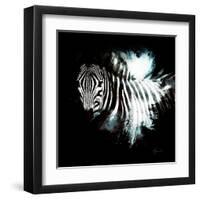 Wild Explosion Square Collection - The Zebra II-Philippe Hugonnard-Framed Art Print