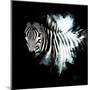 Wild Explosion Square Collection - The Zebra II-Philippe Hugonnard-Mounted Art Print
