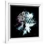 Wild Explosion Square Collection - The Zebra-Philippe Hugonnard-Framed Art Print