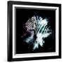 Wild Explosion Square Collection - The Zebra-Philippe Hugonnard-Framed Art Print