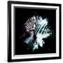 Wild Explosion Square Collection - The Zebra-Philippe Hugonnard-Framed Art Print