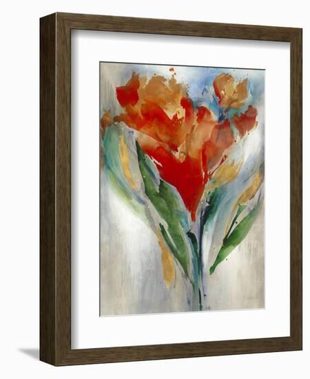 Wild Flower Bouquet-Leah Rei-Framed Art Print