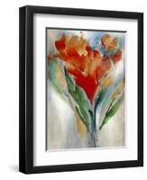 Wild Flower Bouquet-Leah Rei-Framed Art Print