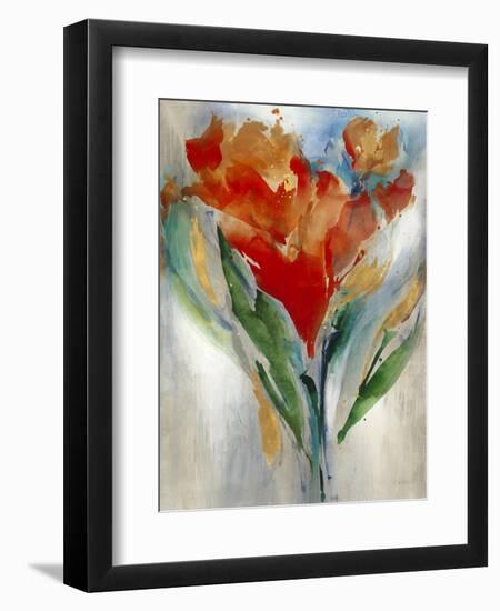 Wild Flower Bouquet-Leah Rei-Framed Art Print