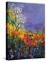 Wild Flowers 454120-Pol Ledent-Stretched Canvas