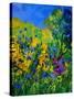 Wild Flowers 454170-Pol Ledent-Stretched Canvas
