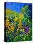 Wild Flowers 454170-Pol Ledent-Stretched Canvas