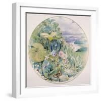 Wild Flowers and Vegetation, in a Lakeland District-William Linnaeus Casey-Framed Giclee Print