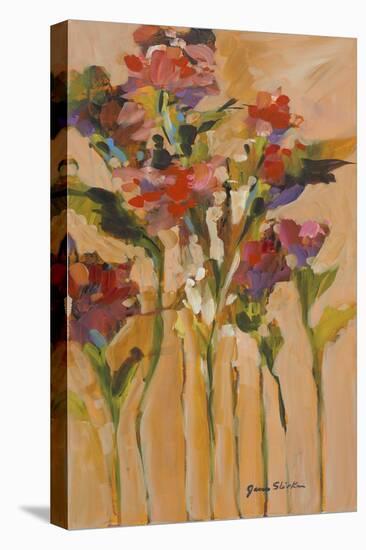 Wild Flowers II-Jane Slivka-Stretched Canvas