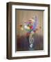 Wild Flowers in a Long-Necked Vase-Odilon Redon-Framed Premium Giclee Print