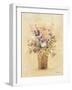 Wild Flowers in Vase II-Cheri Blum-Framed Art Print