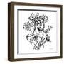 Wild Flowers Line I-Farida Zaman-Framed Art Print