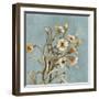 Wild Flowers on Blue I-Lanie Loreth-Framed Art Print