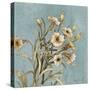 Wild Flowers on Blue I-Lanie Loreth-Stretched Canvas