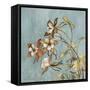 Wild Flowers on Blue II-Lanie Loreth-Framed Stretched Canvas