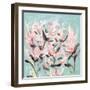 Wild Flowers on Teal-Ann Marie Coolick-Framed Art Print