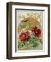 Wild Flowers: Poppies, Daisies and Cornflowers-null-Framed Art Print